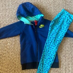 Nike Hoodie Sweatshirt and leggings